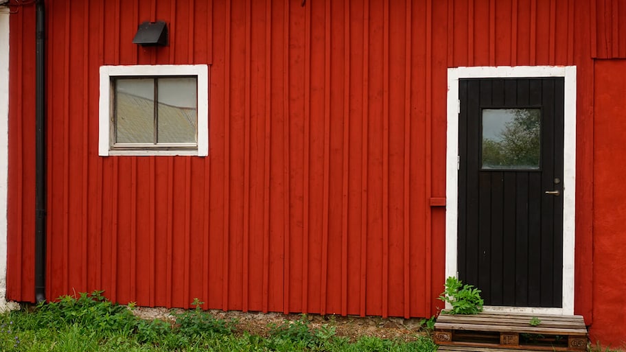 home with board and batten siding installed