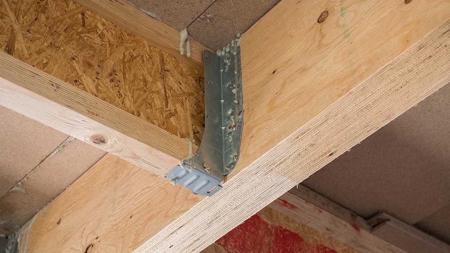 carpentry framing repair of roof joist truss