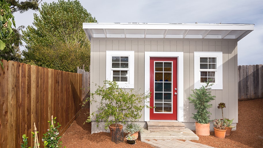 guest house in the backyard