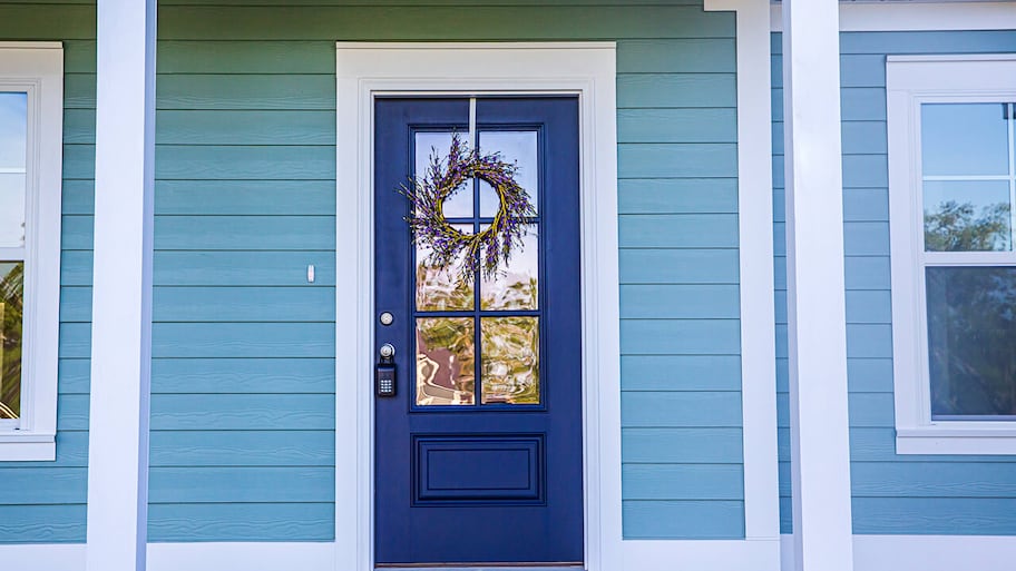 new front door on home