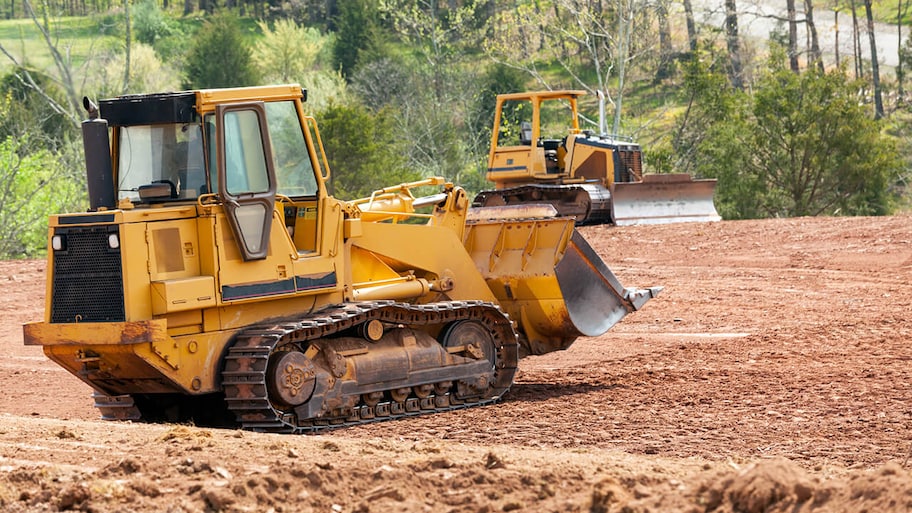 building site being prepared for construction