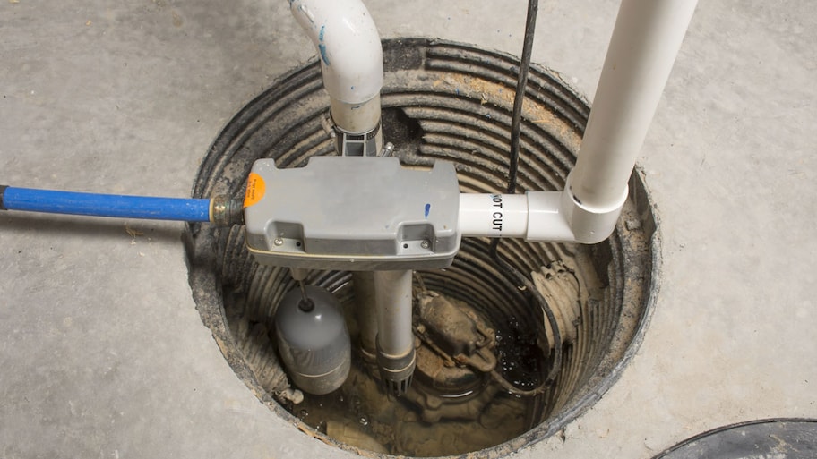 Sump pump at home