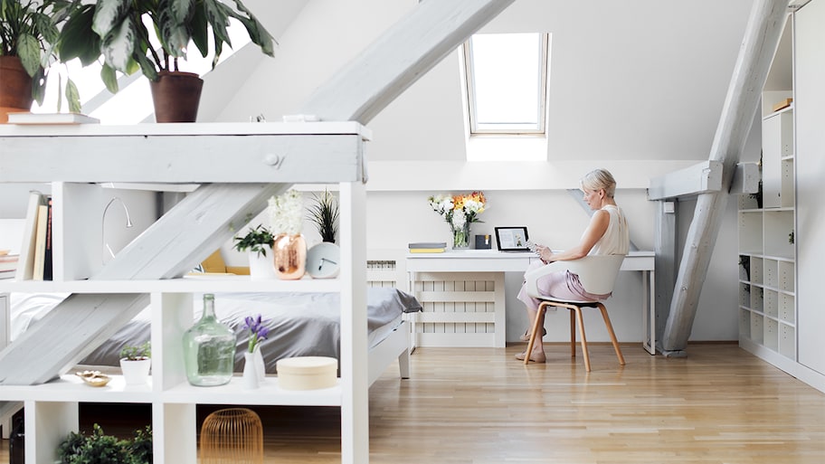 OPEN CONCEPT LOFT BEDROOM